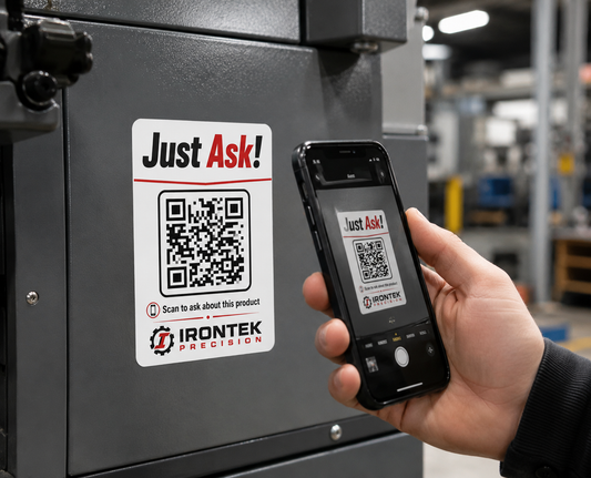"Just Ask" Equipment & Product Decals