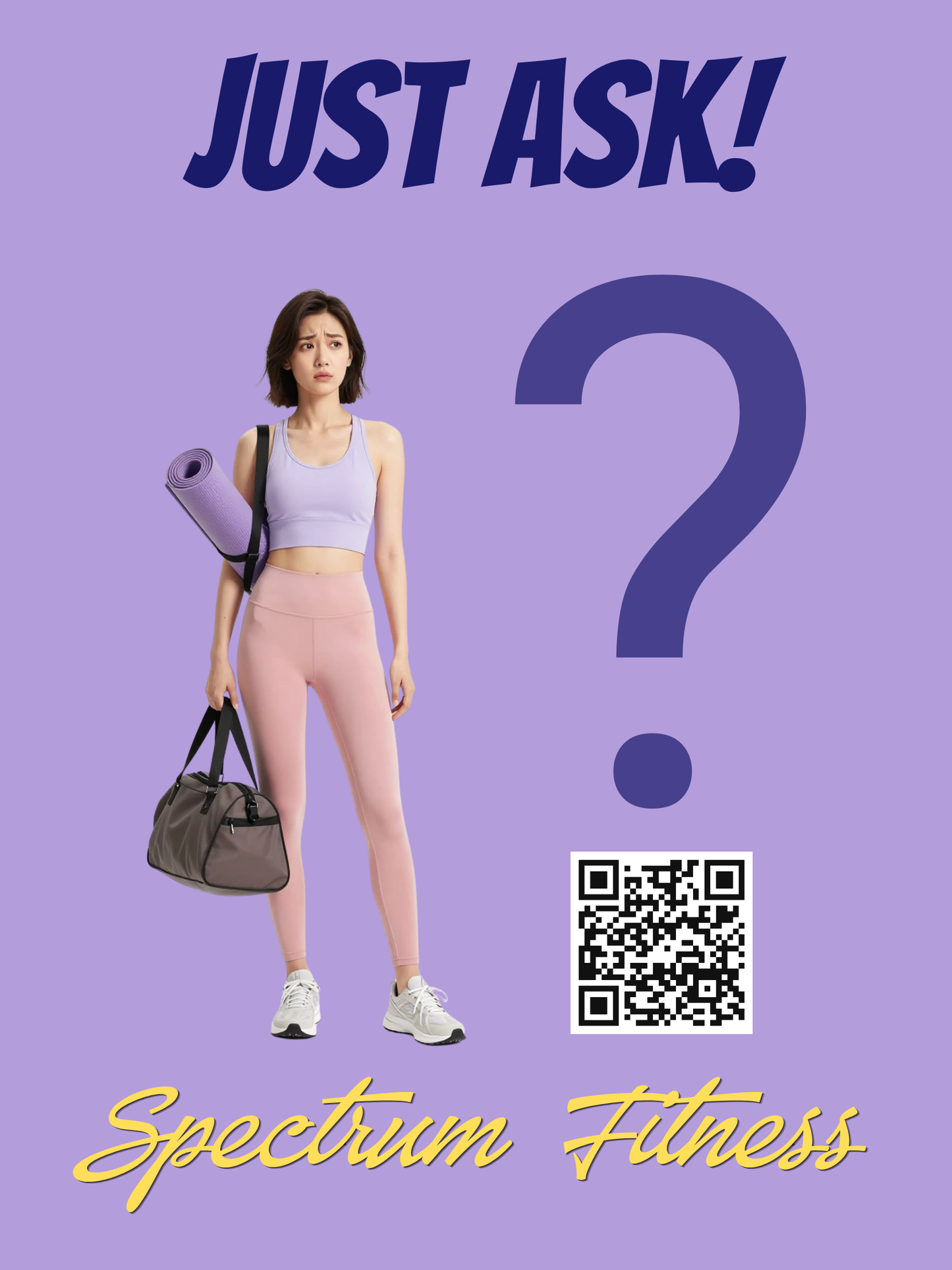 "Just Ask" Interactive Posters